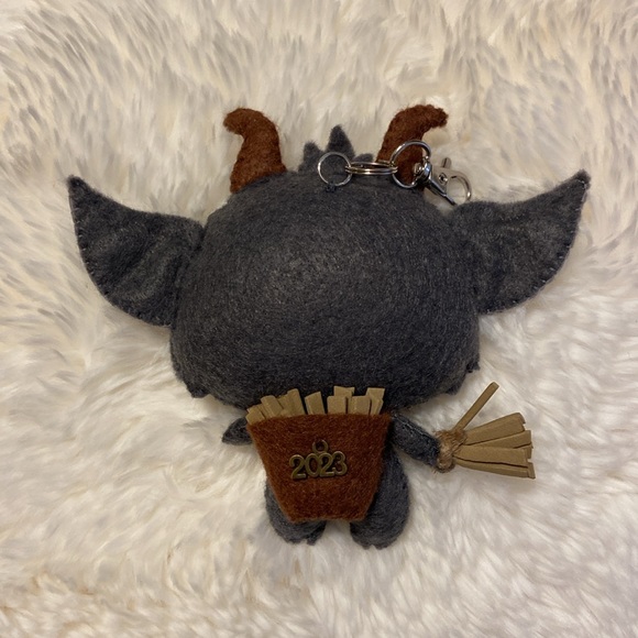 Krampus handmade felt ornament / key chain - Picture 2 of 2